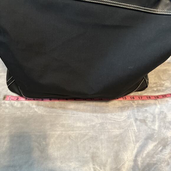 Elizabeth Arden‎ Black Canvas & Leather Large Tote Travel Weekender Carryon Bag - Picture 15 of 16